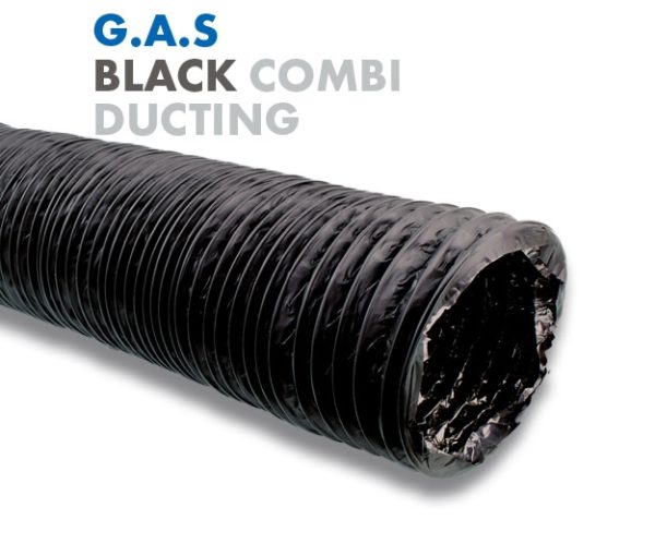 G.A.S Black Combi Ducting 5m 203mm