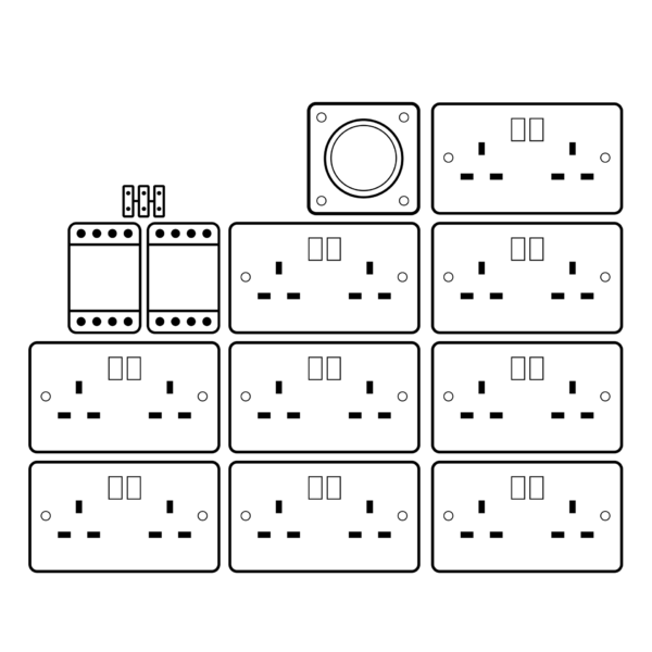 Contactor Board Double 24/28 Way